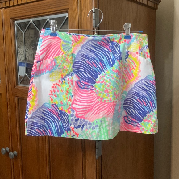Lilly Pulitzer skorts, skirts with built in shorts, pockets and side zipper 00 - Picture 1 of 5